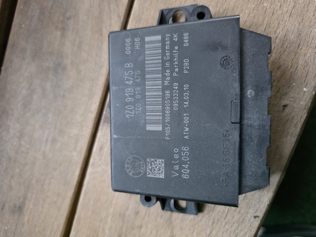 Модуль (блок ЕБУ) управління парктроніком 1Z0919475B VAG