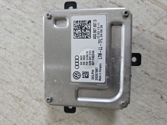 Модуль керування (ЕБУ) світлом фар 4G0907697D VAG