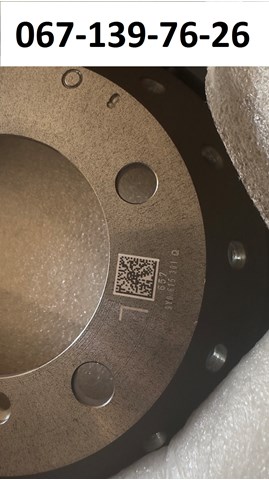 Диск переднього гальма 9Y0615301Q PORSCHE