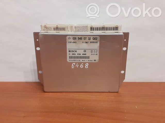 Блок керування ESP 0265109498 MERCEDES