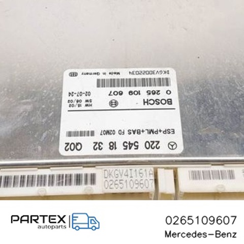 Модуль управління ESP 0265109607 MERCEDES