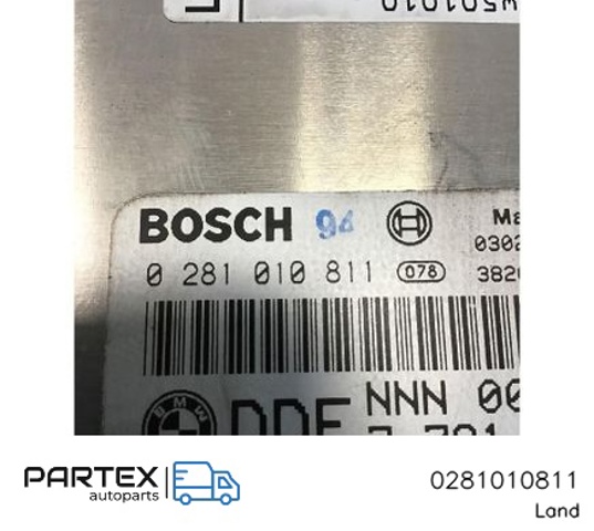 Комп'ютер двигуна 0281010811 LAND ROVER