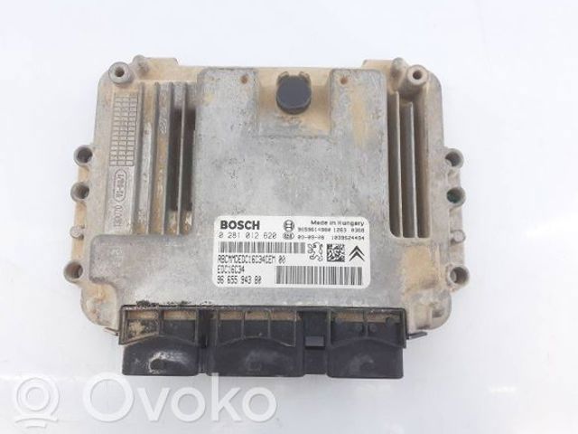 Комп'ютер двигуна 0281012620 PEUGEOT