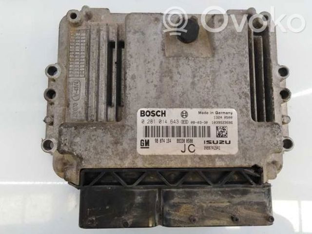 Блок двигуна 0281014643 OPEL