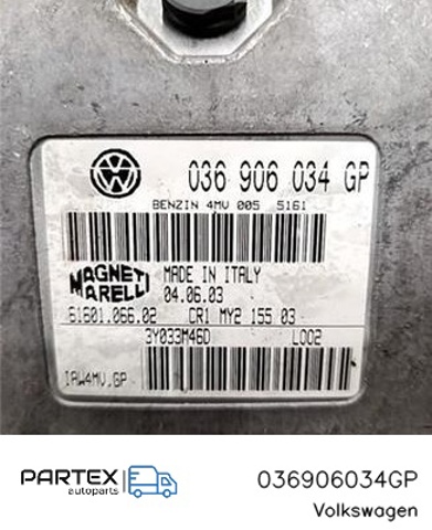 Комп'ютер двигуна 036906034GP VAG