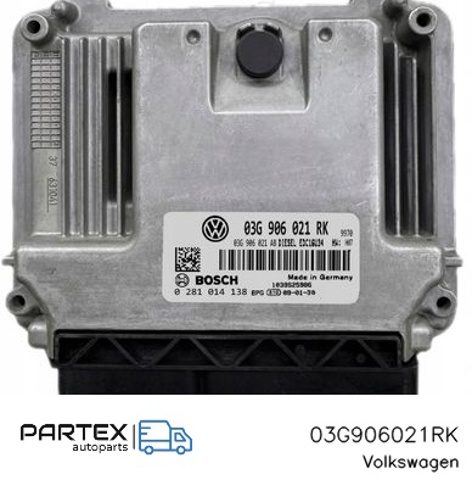 Модуль управління двигуном 03G906021RK VAG
