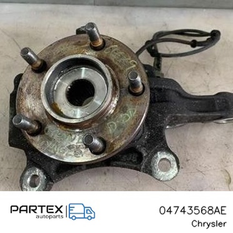Цапфа - поворотний кулак передній, правий 04743568AE CHRYSLER