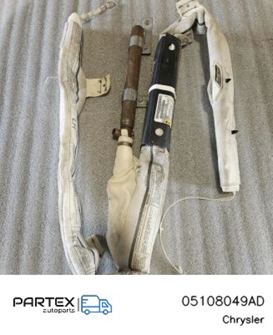 Подушка безпеки, бічна, ліва, AIRBAG 05108049AD CHRYSLER