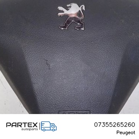 Подушка безпеки, водійська, AIRBAG 07355265260 PEUGEOT
