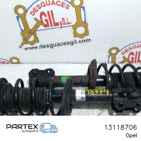Амортизатори передні 13118706 OPEL