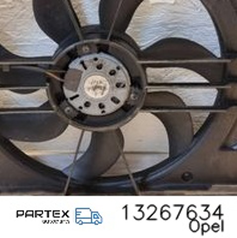 Дифузор (кожух) радіатора охолодження 13267634 OPEL