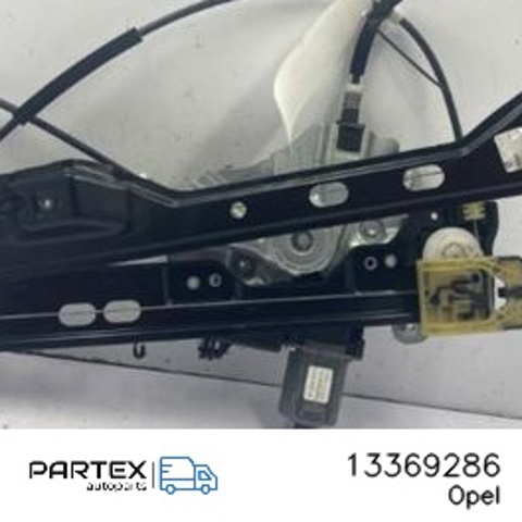 Механізм склопідіймача двері передньої, правої 13369286 OPEL