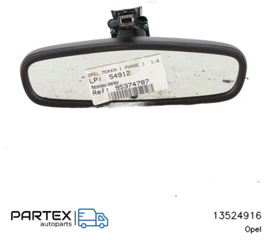 Дзеркало заднього виду 13524916 OPEL