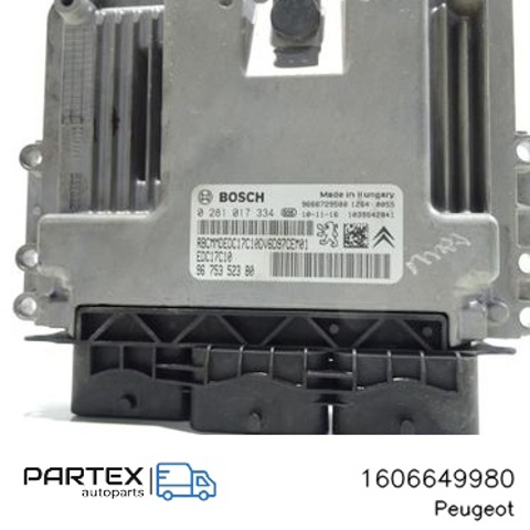 Модуль управління двигуном 1606649980 PEUGEOT