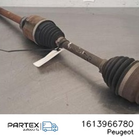 Піввісь передня, права 1613966780 PEUGEOT