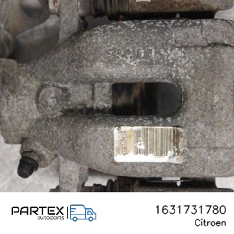 Задній гальмівний супорт лівий 1631731780 PEUGEOT