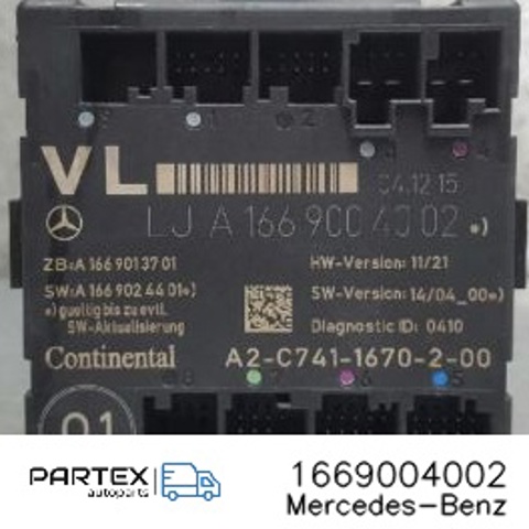 Блок комфорту передніх дверей 1669004002 MERCEDES