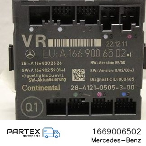 Блок комфорту передніх дверей 1669006502 MERCEDES