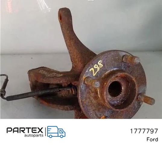 Цапфа - поворотний кулак передній, лівий 1777797 FORD