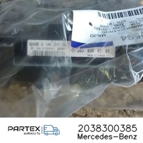 Апаратура регулювання контролю кондиціонування повітря 2038300385 MERCEDES