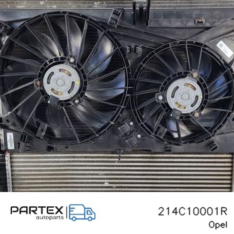 Радіатор охолодження, додатковий 214C10001R OPEL