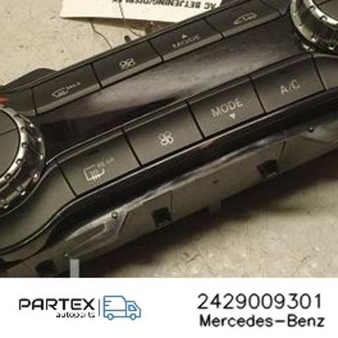 Реостат/перемикач-регулятор режиму обігрівача салону 2429009301 MERCEDES