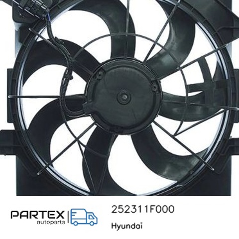Вентилятор / крильчатка радіатора охолодження 252311F000 HYUNDAI