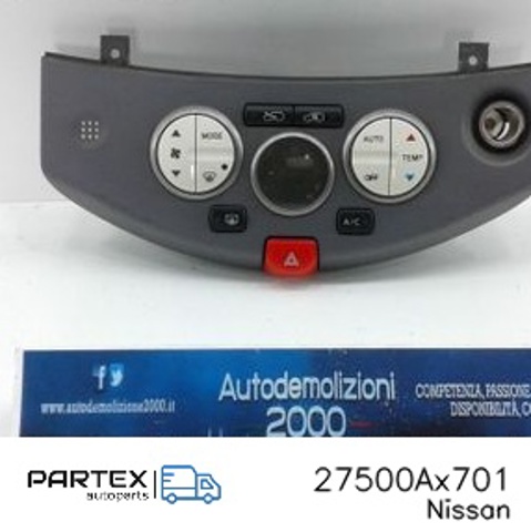 Механізм управління кондиціонером 27500AX701 NISSAN