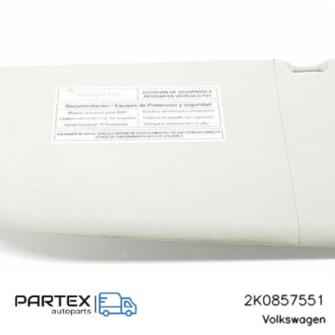 Козирок сонцезахисний автомобіля 2K0857551 VAG