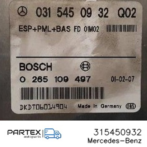 Блок керування ESP 315450932 MERCEDES