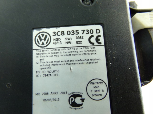Блок керування Bluetooth 3C8035730D VAG