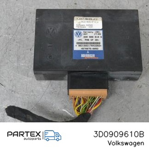 ЕБУ відкриття кришки багажника / двері 3-й (5-й) 3D0909610B VAG