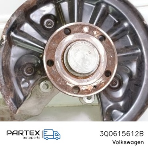 Захист гальмівного диска заднього, правий 3Q0615612B VAG