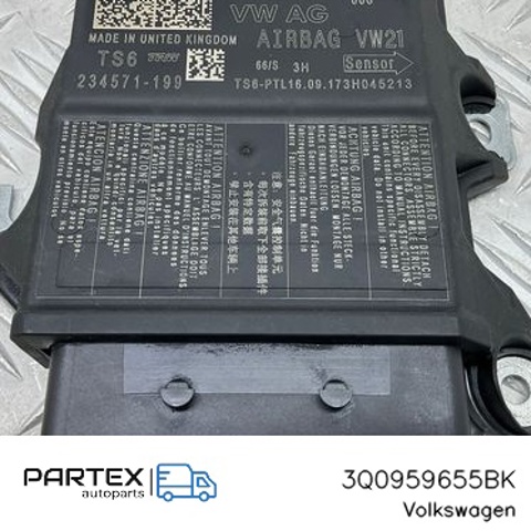 Модуль-процесор керування подушки безпеки 3Q0959655BK VAG