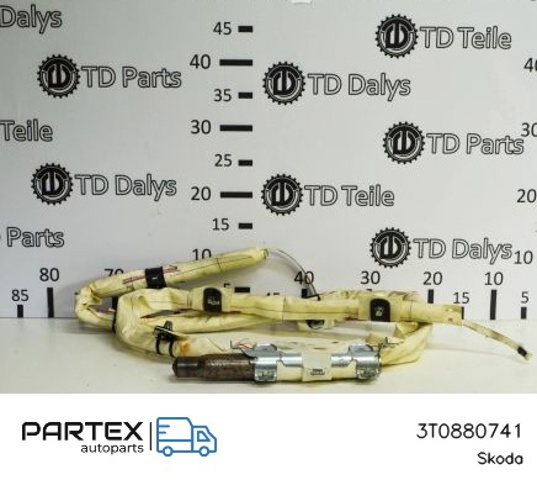 Подушка безпеки, збоку, ліва, AIRBAG 3T0880741 VAG