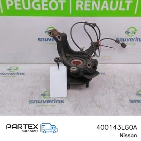 Цапфа - поворотний кулак передній, правий 400143LG0A NISSAN