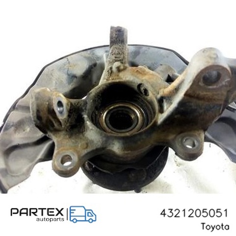 Цапфа - поворотний кулак передній, лівий 4321205051 TOYOTA