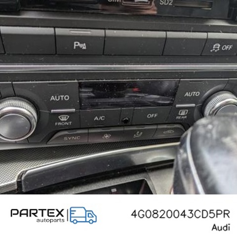 Реостат/перемикач-регулятор режиму обігрівача салону 4G0820043CD5PR VAG