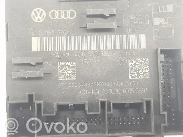 Блок комфорту передніх дверей 4G8959792A VAG