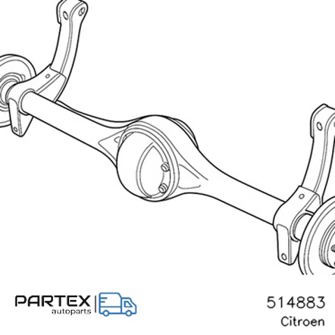 Підвіска задня Peugeot Partner I