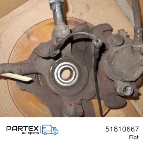 Цапфа - поворотний кулак передній, лівий 51810667 FIAT