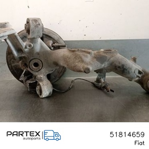 Важіль/тяга задньої підвіски подовжній нижній, правий 51814659 FIAT