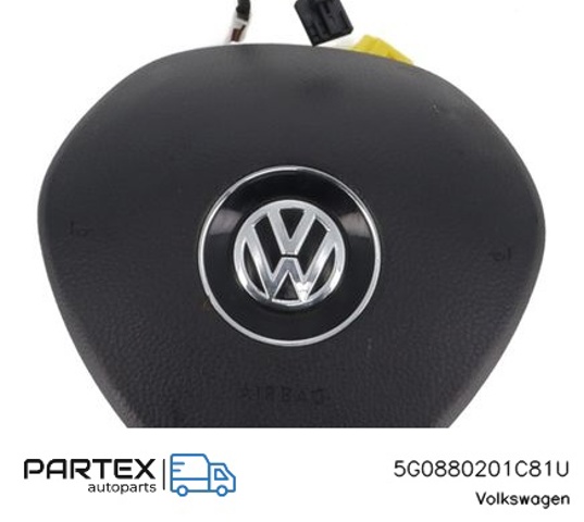 Подушка безпеки, водійська, AIRBAG 5G0880201C81U VAG