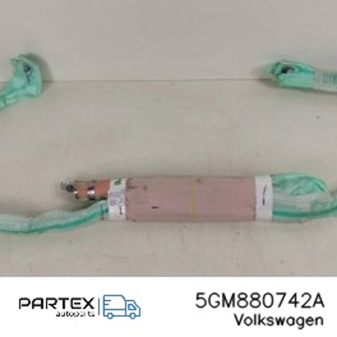 Подушка безпеки, шторка бічна, права, AIRBAG 5GM880742A VAG