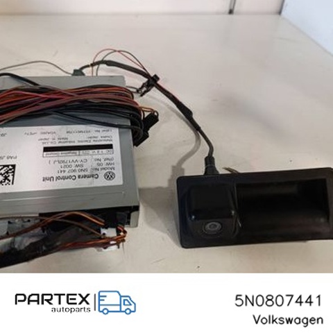 Заглушка бампера буксирувального гака, задня 5N0807441 VAG
