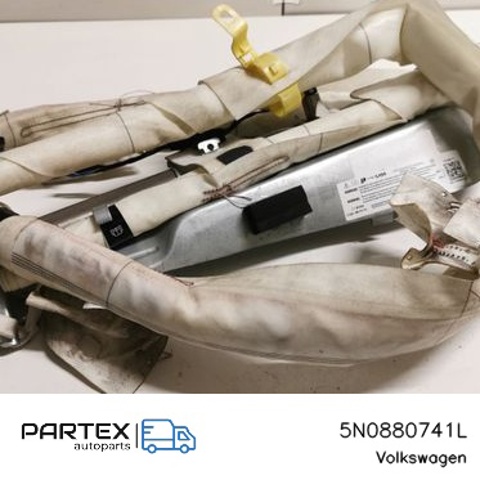 Подушка безпеки, шторка бічна, ліва, AIRBAG 5N0880741L VAG