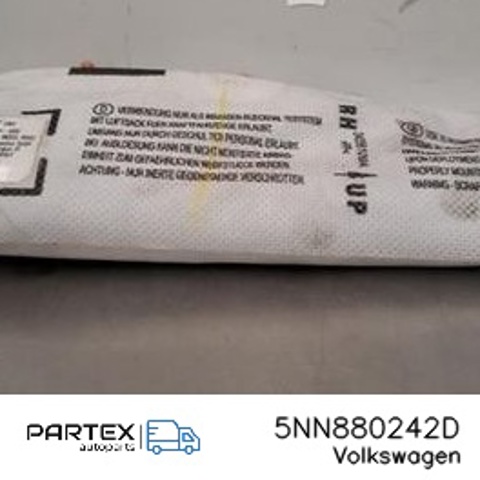 Подушка безпеки AIRBAG спинки сидіння, правого 5NN880242D VAG