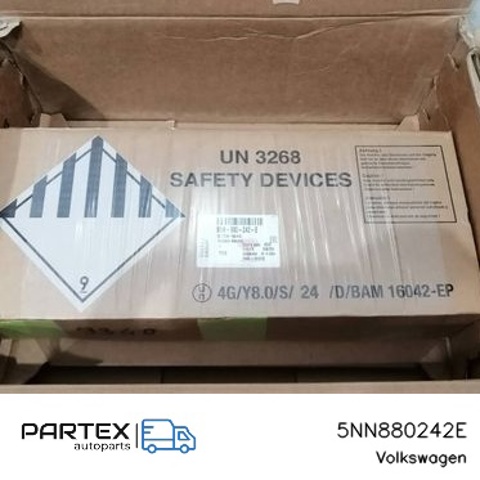 Подушка безпеки AIRBAG спинки сидіння, правого 5NN880242E VAG