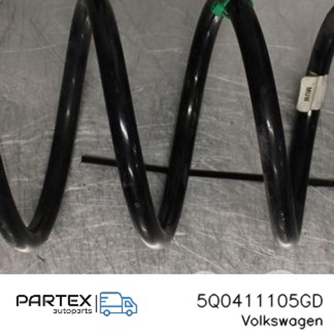 Пружина передня 5Q0411105GD VAG