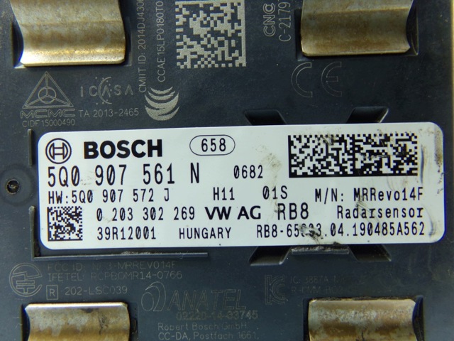 Блок керування круїз-контролем 5Q0907561N VAG